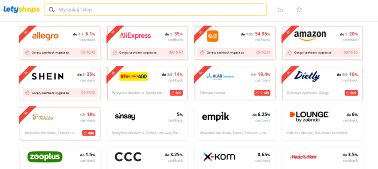 LetyShops – aplikacja zwracająca pieniądze za zakupy, z której korzysta już ponad 10 mln osób!